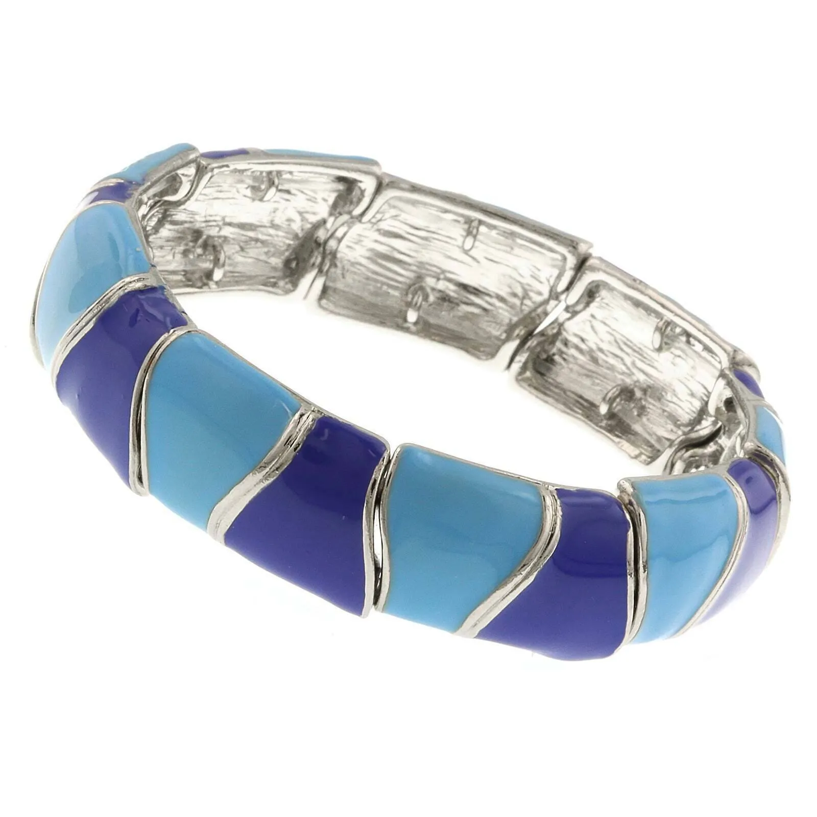 2028 Jewelry Wave Hand Enameled Stretch Bracelet 1928 Jewelry