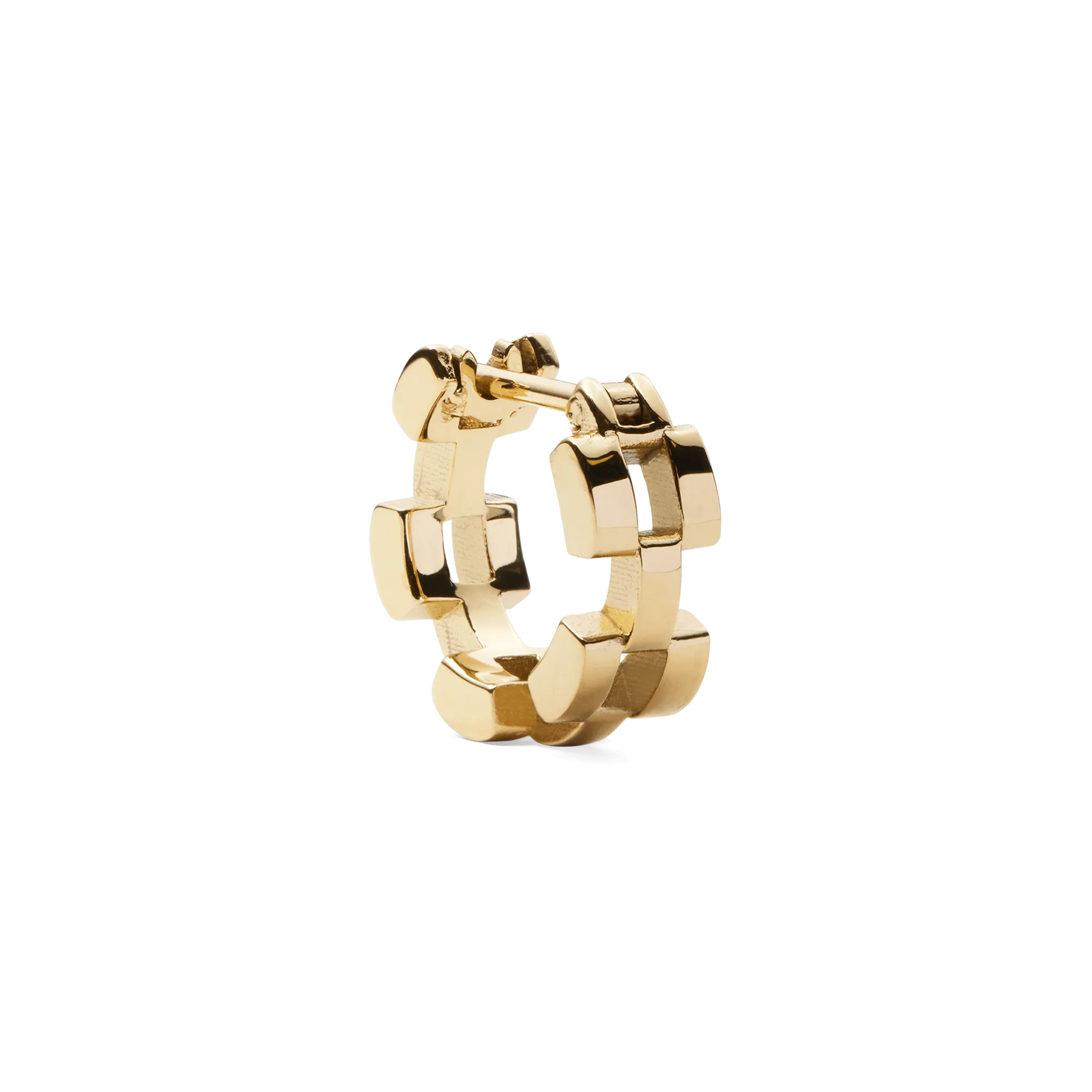 3-Link Earrings Gold Daniel Wellington