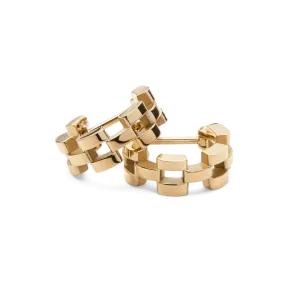 3-Link Earrings Gold Daniel Wellington