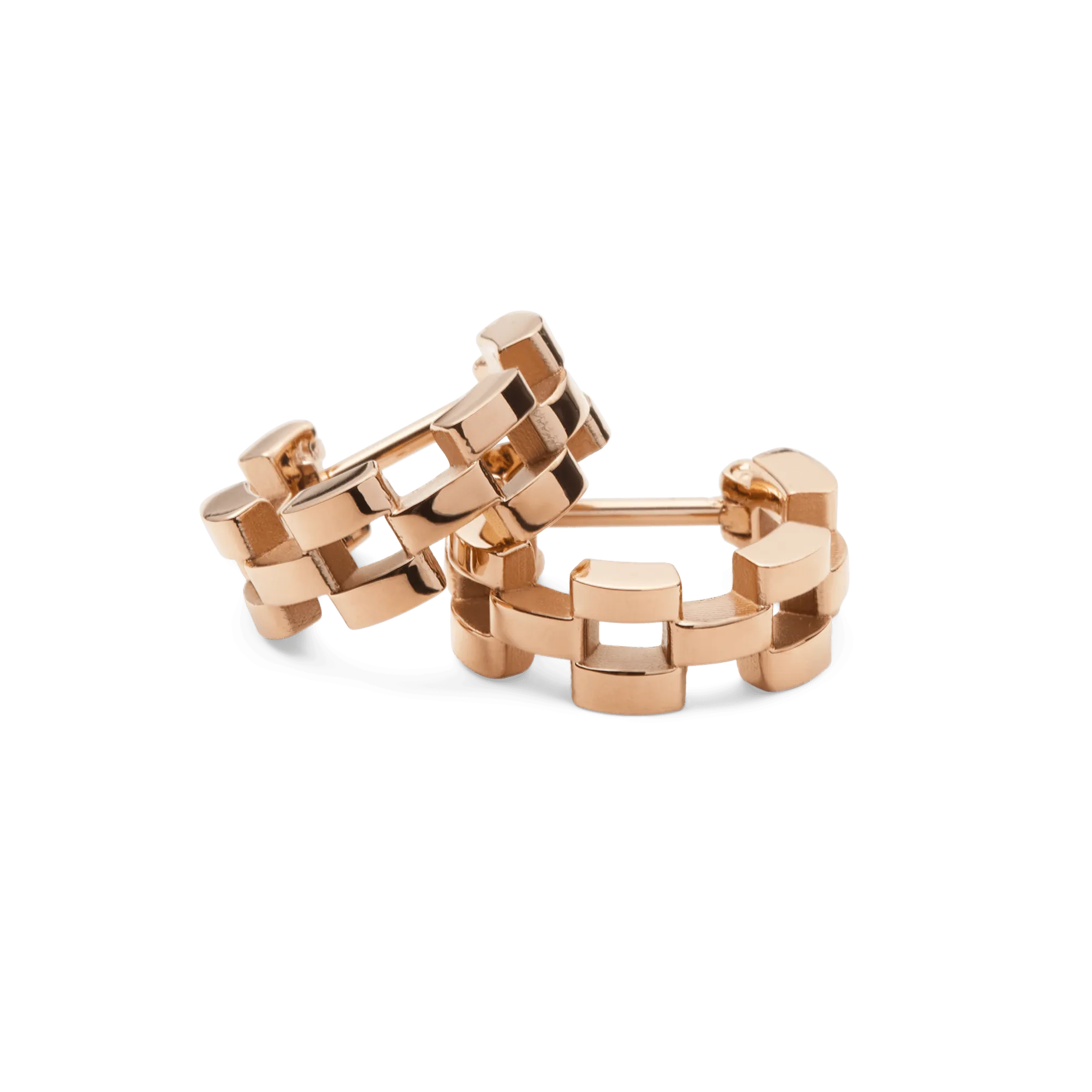 3-Link Earrings Rose Gold Daniel Wellington