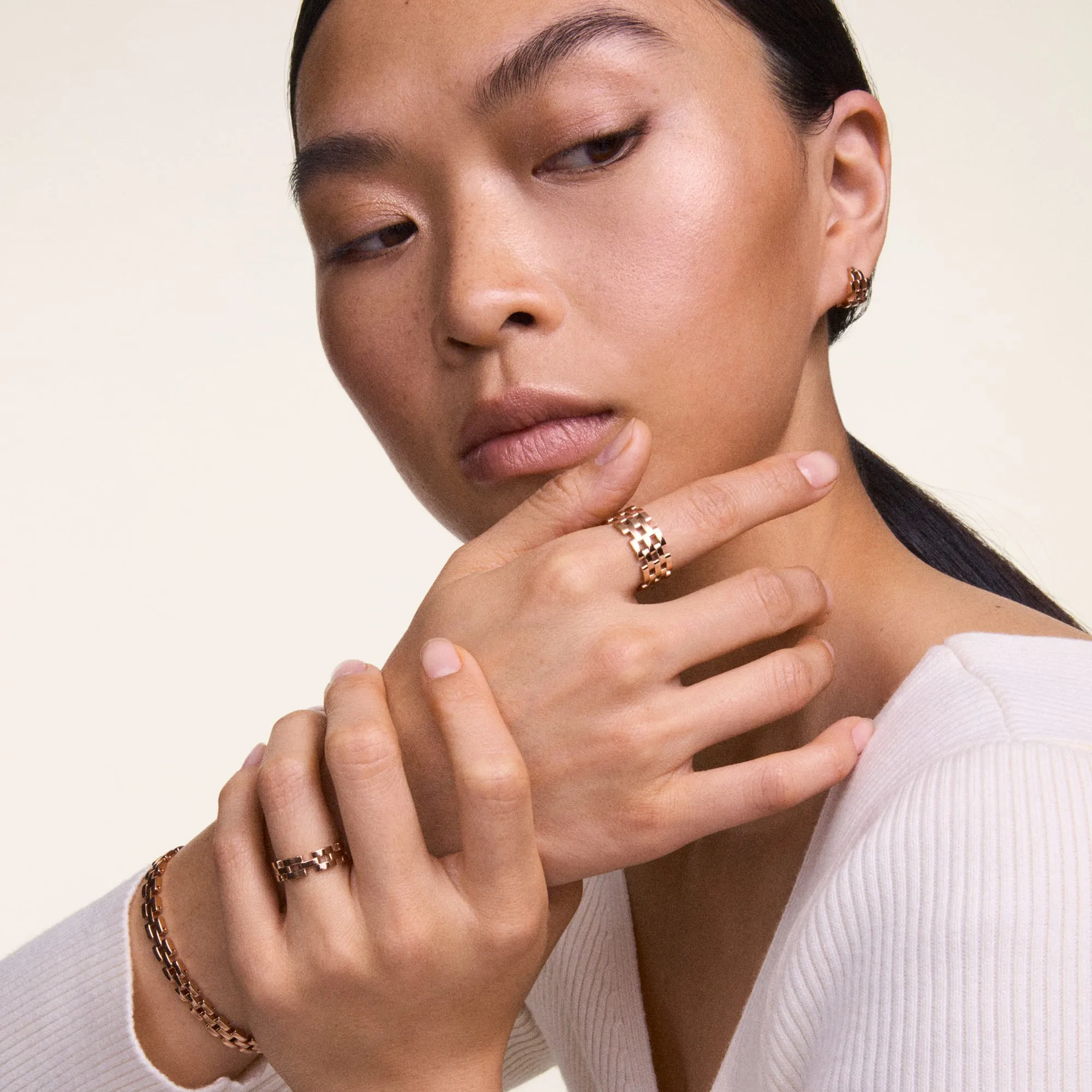 3-Link Ring Rose Gold Daniel Wellington