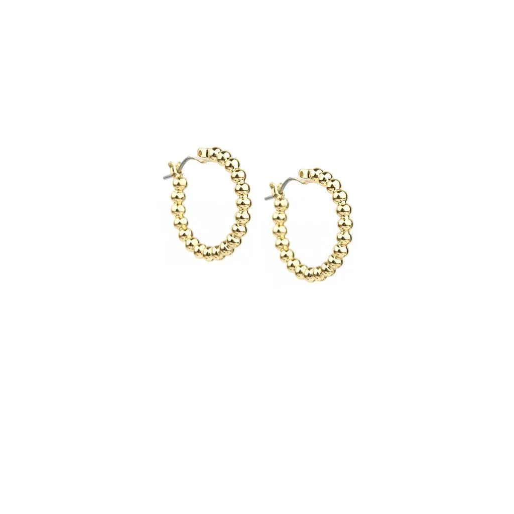 3/4" Beaded Ball Hoop