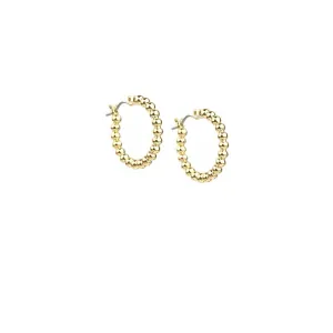 3/4" Beaded Ball Hoop