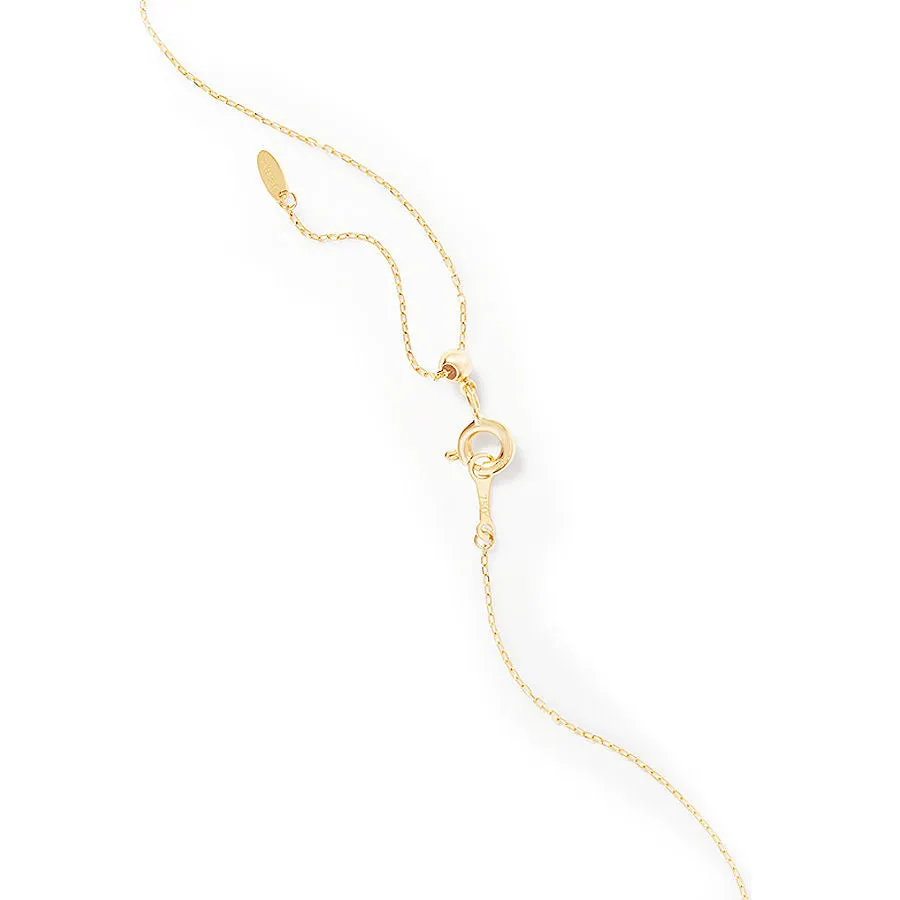 4 Medallion 18K Gold Necklace w. Diamonds
