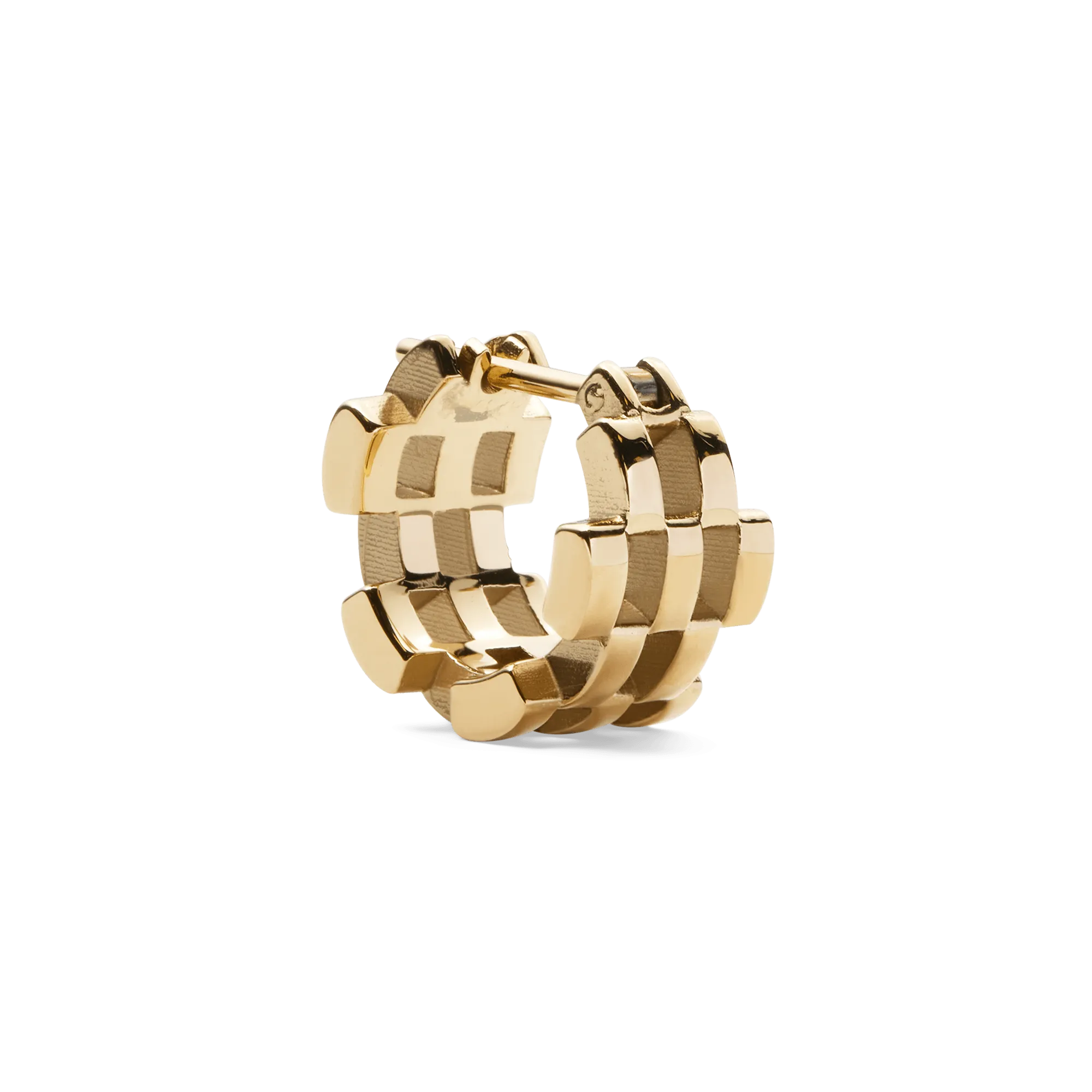 5-Link Earrings Gold Daniel Wellington