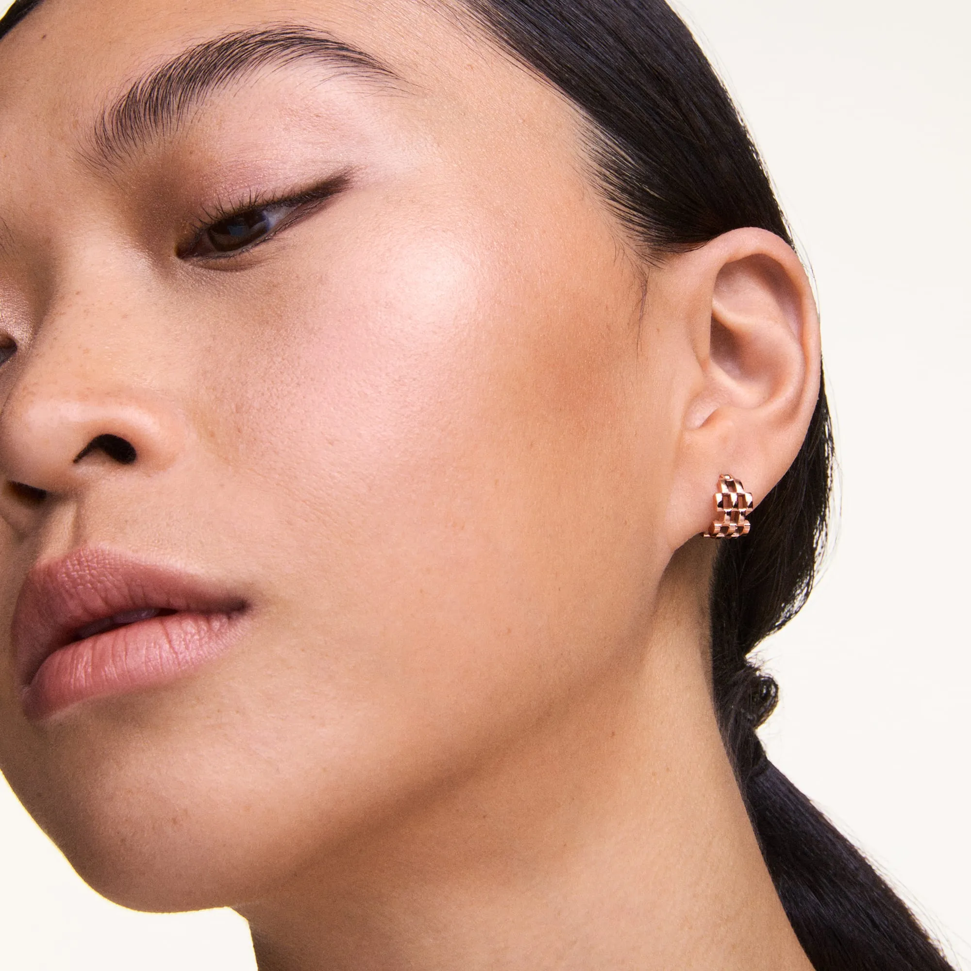 5-Link Earrings Rose Gold Daniel Wellington