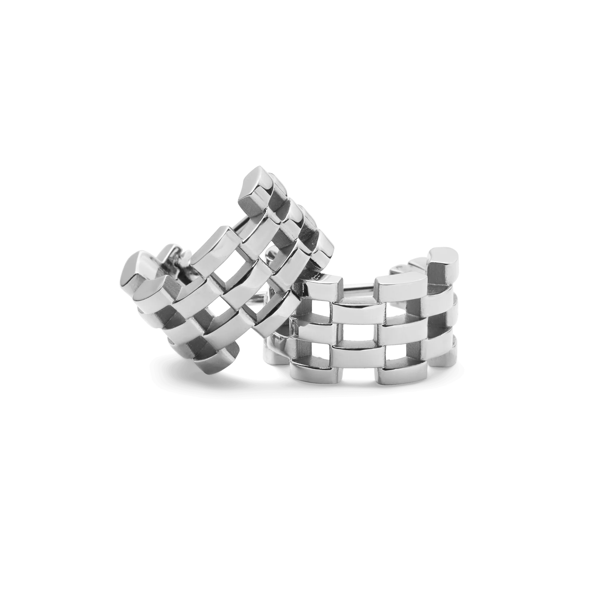 5-Link Earrings Silver Daniel Wellington