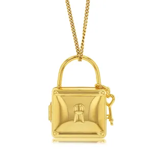 9ct Yellow Gold Silverfilled Lock And Key Locket Shiels