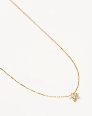 9k Solid Gold Estelle Lab-Grown Diamond Necklace Bycharlotte