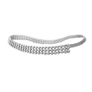 A. Roege Hove Moonlight Grapes Silver Choker Necklace