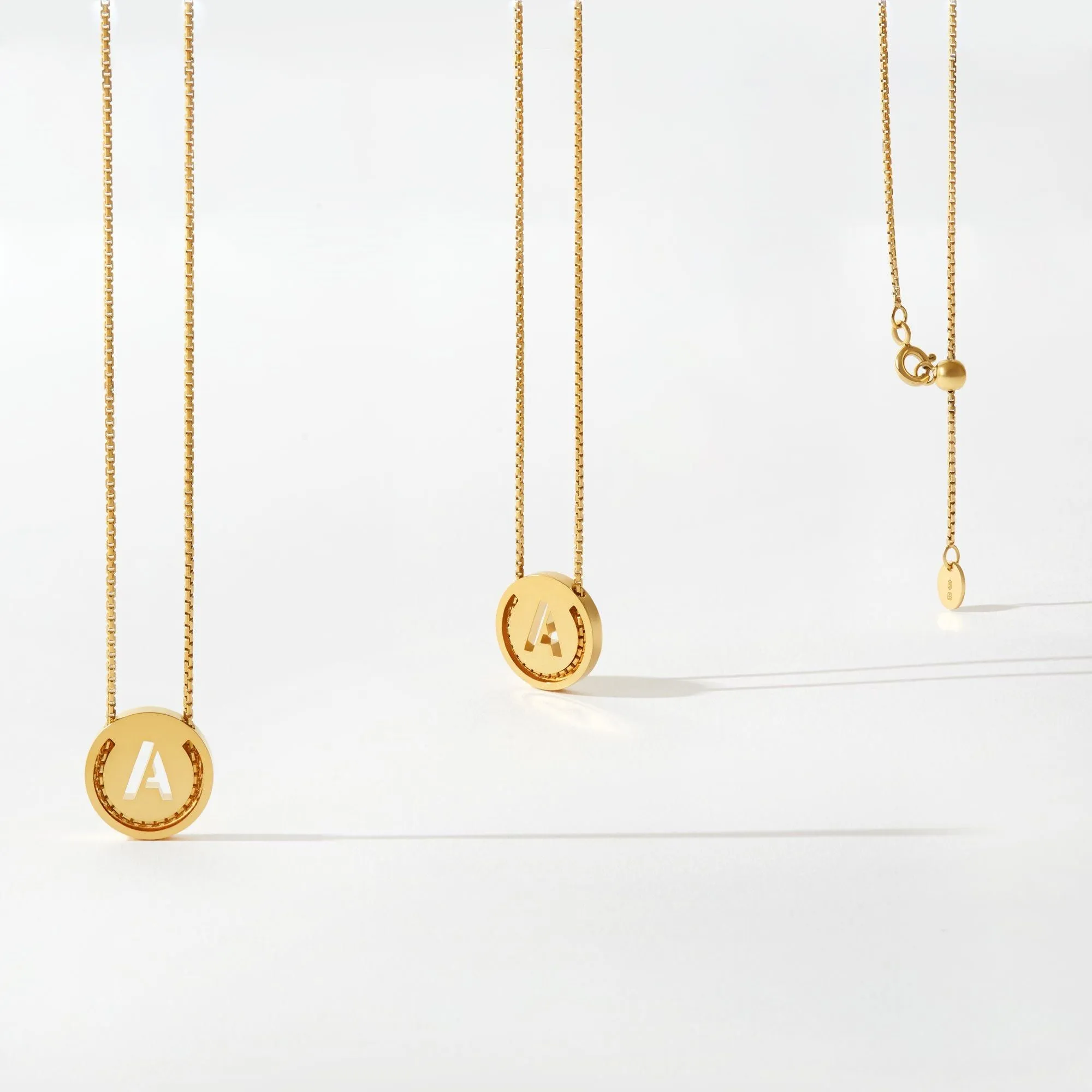 ABC's - C 18K Gold Plated Necklace