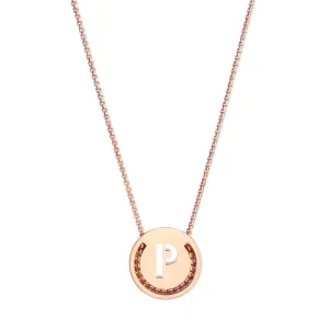 ABC's - P 18K Gold Plated Necklace