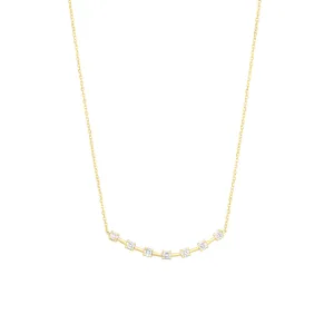 Alexa's 18K Gold Necklace w. Diamonds