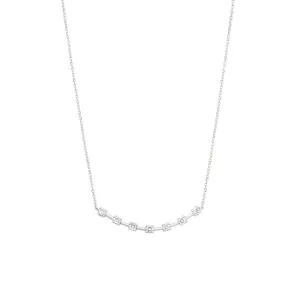 Alexa's 18K White Gold Necklace w. Diamonds