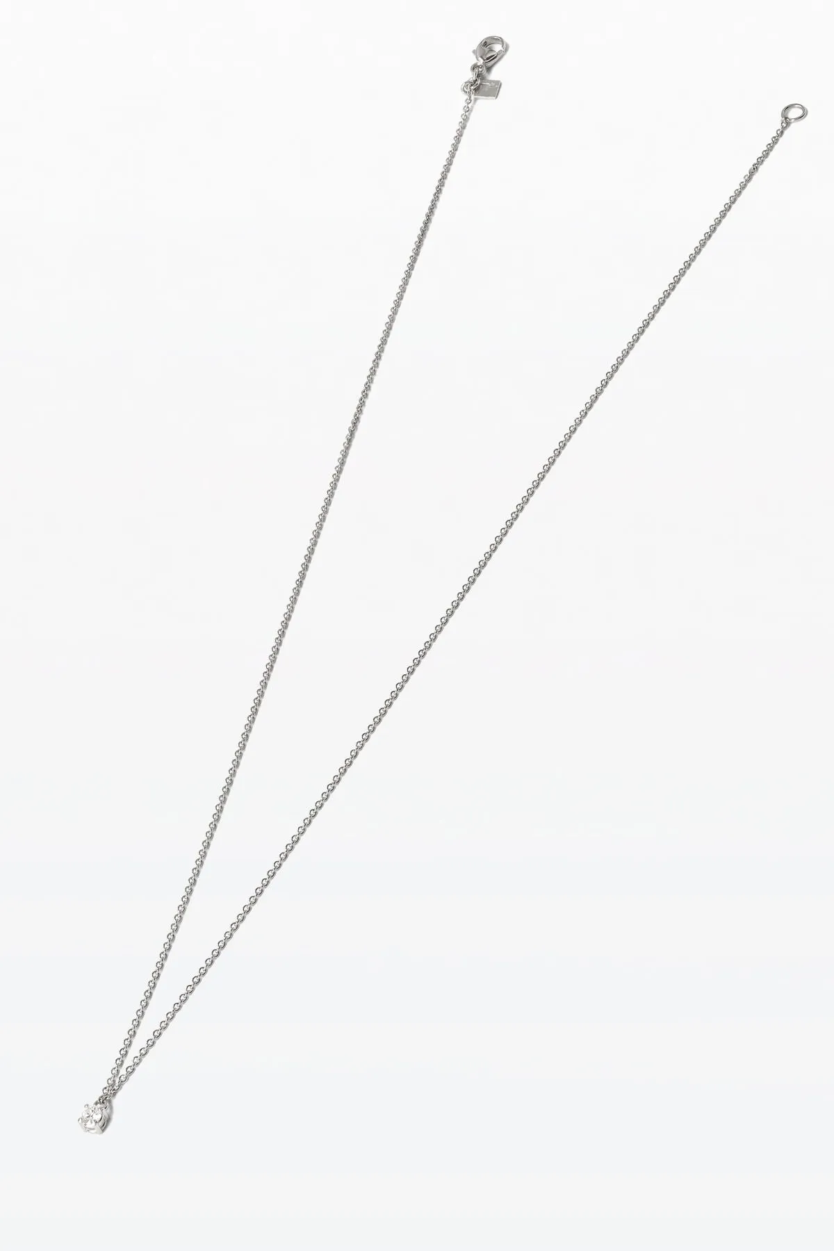 Anthology 01 18K Whitegold Necklace w. Diamond