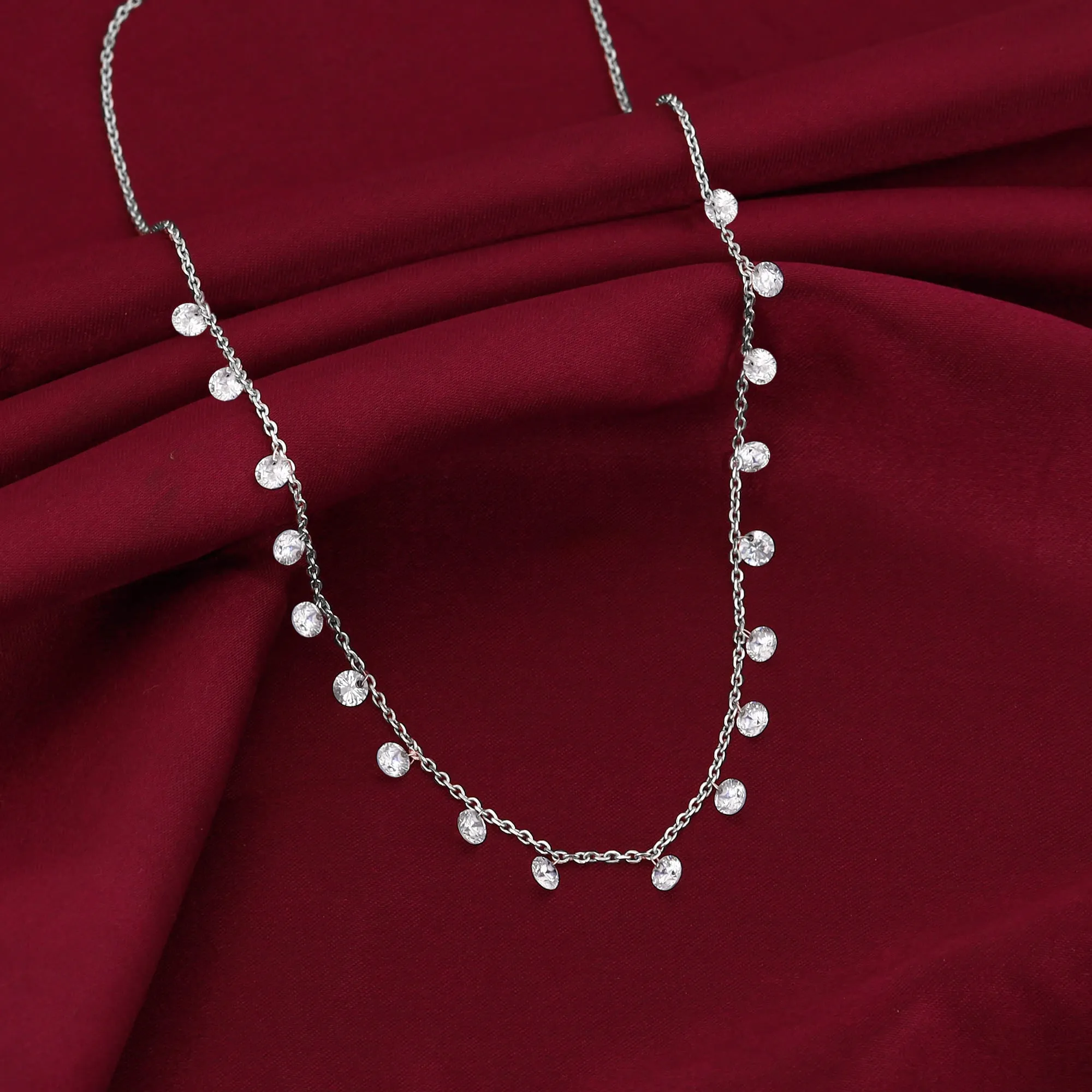 Anushka Sharma Silver Queens Necklace Giva