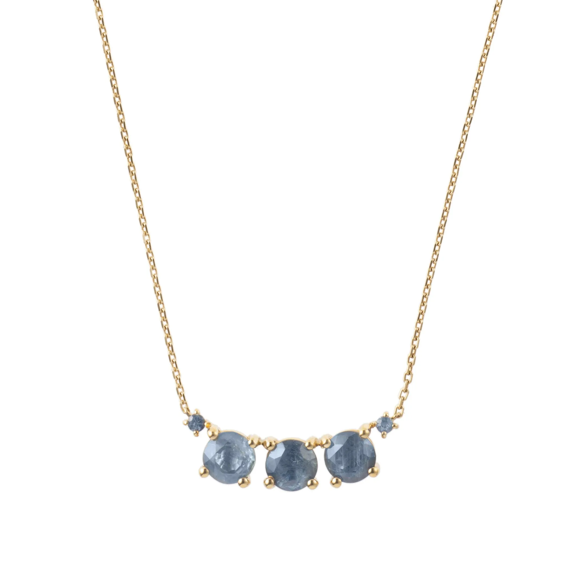 Artisia 18K Gold Necklace w. Sapphires