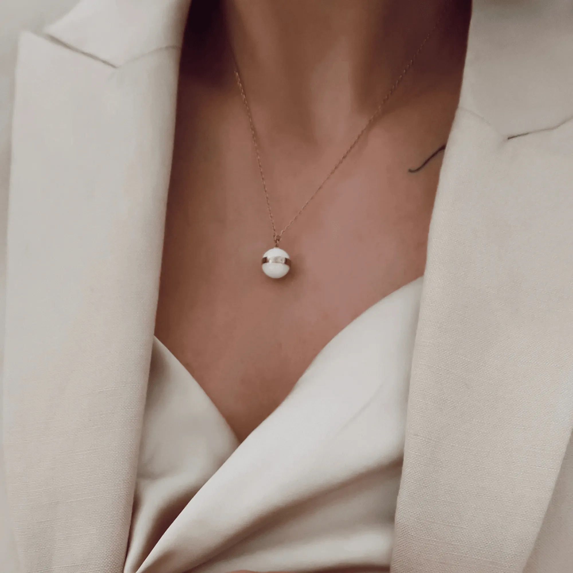 Aspiration Necklace Rose Gold Daniel Wellington