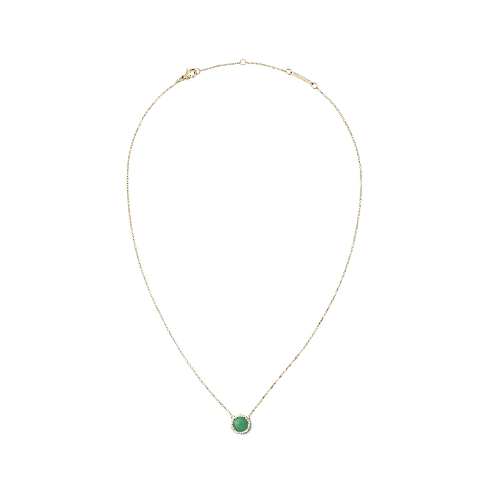 Audrey Necklace Jade Gold Daniel Wellington