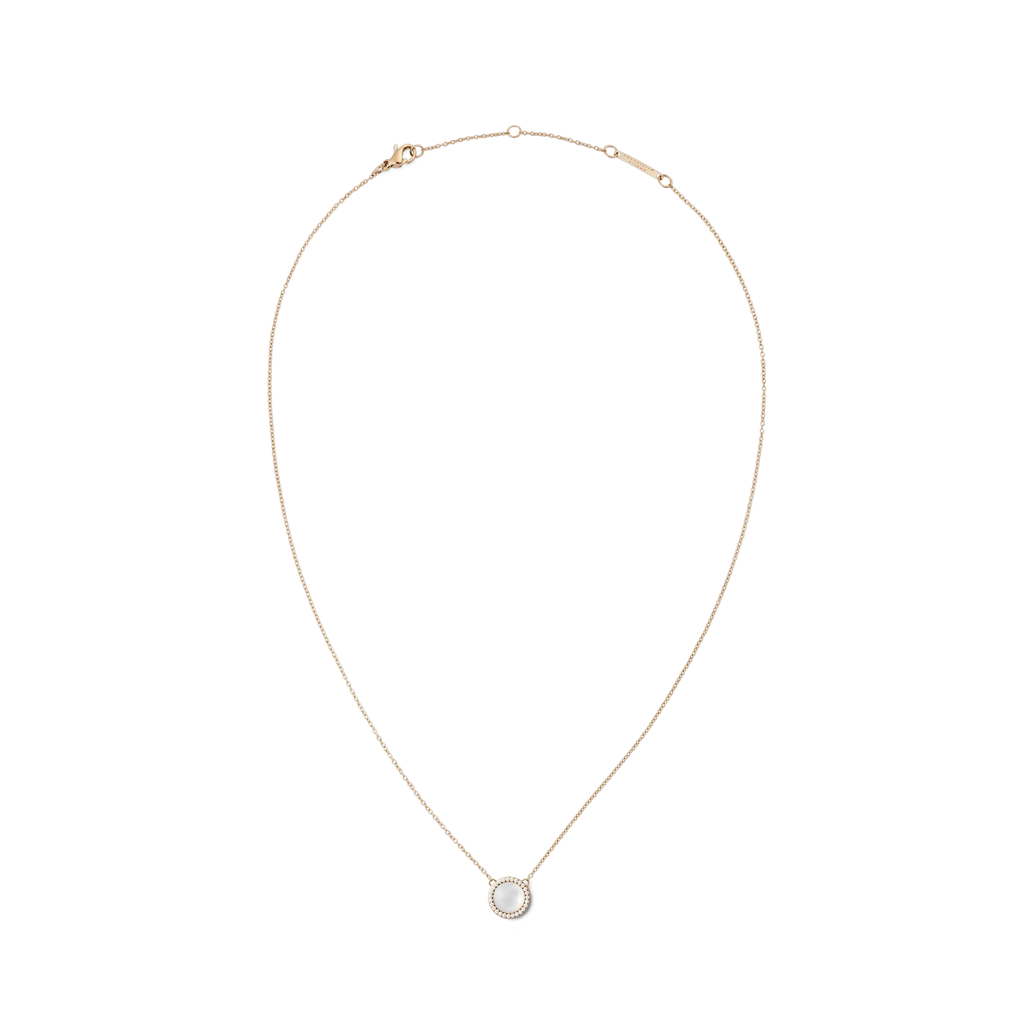 Audrey Necklace Mother of Pearl Rose Gold Daniel Wellington