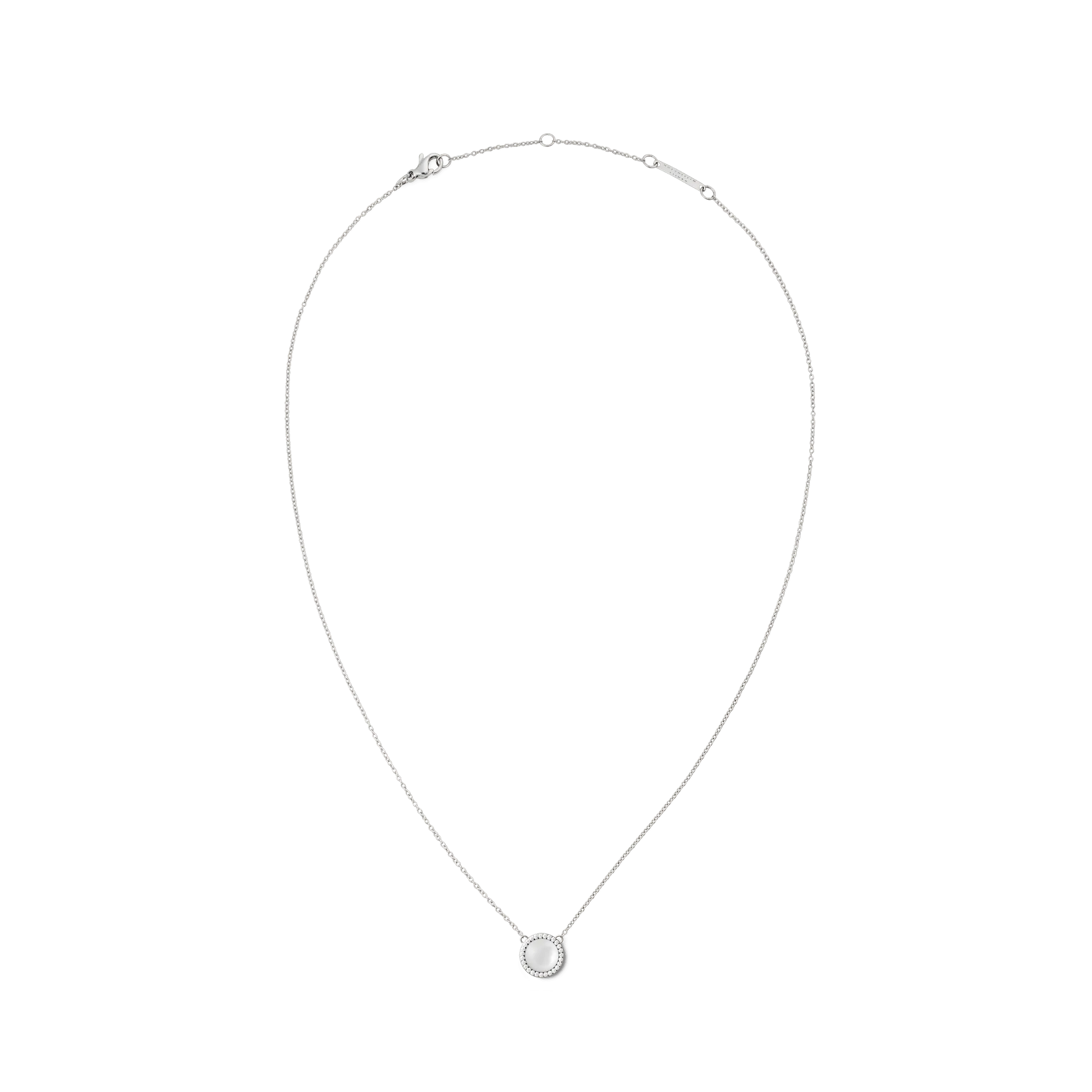 Audrey Necklace Mother of Pearl Silver Daniel Wellington