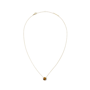 Audrey Necklace Tiger Eye Gold Daniel Wellington
