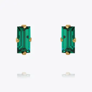 Baguette Earrings / Emerald Caroline Svedbom