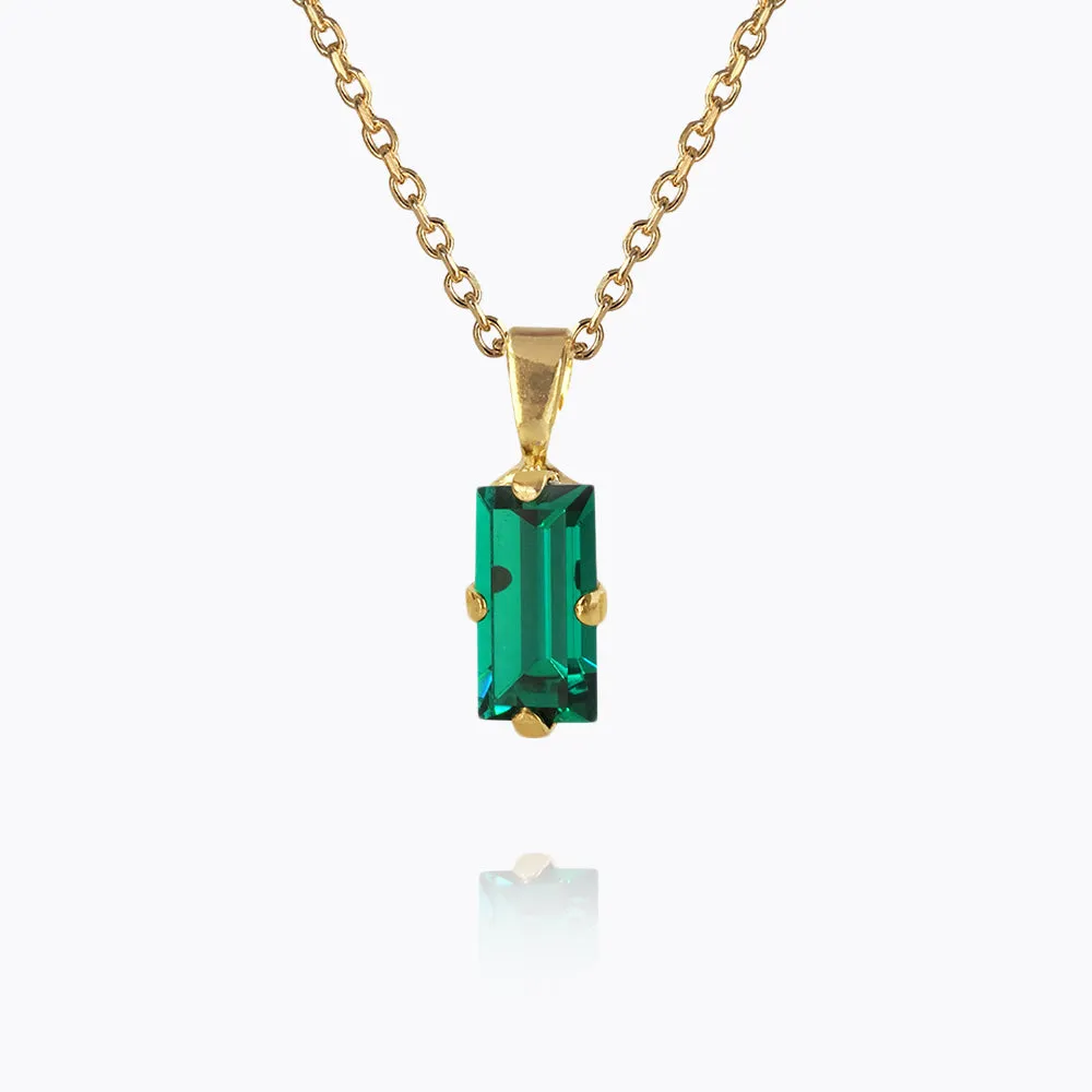 Baguette Necklace / Emerald Caroline Svedbom