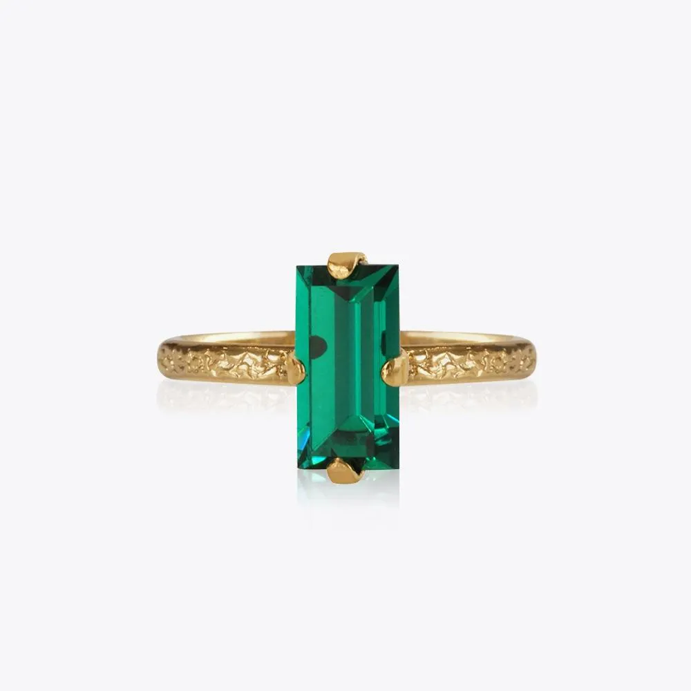 Baguette Ring / Emerald Caroline Svedbom