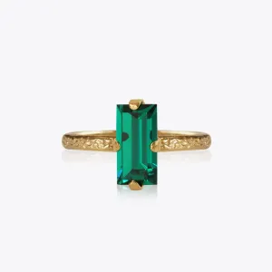 Baguette Ring / Emerald Caroline Svedbom