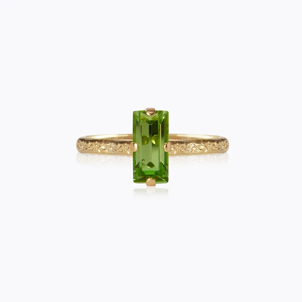 Baguette Ring / Peridot Caroline Svedbom