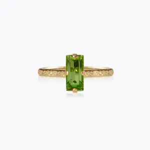 Baguette Ring / Peridot Caroline Svedbom