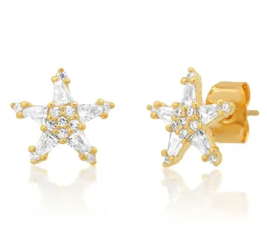 Baquette CZ Star Studs