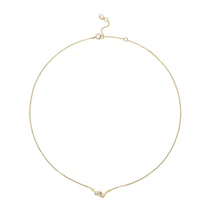Baxter 14K Gold Necklace w. Lab-grown Diamond
