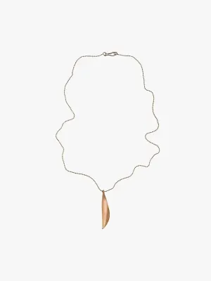 Bay Leaf 14K Gold Necklace