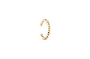 Beaded 14K Gold Ear Cuff