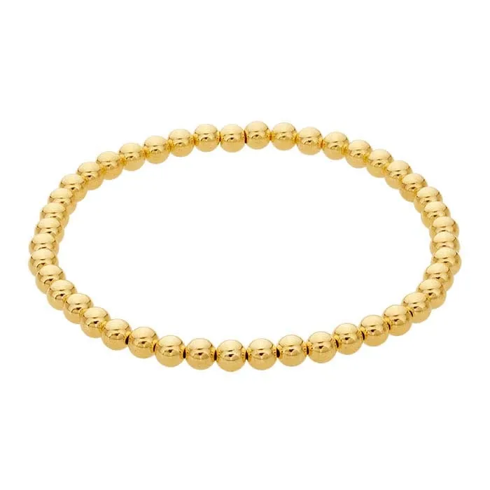Beaded Stretch Bangle Bracelet
