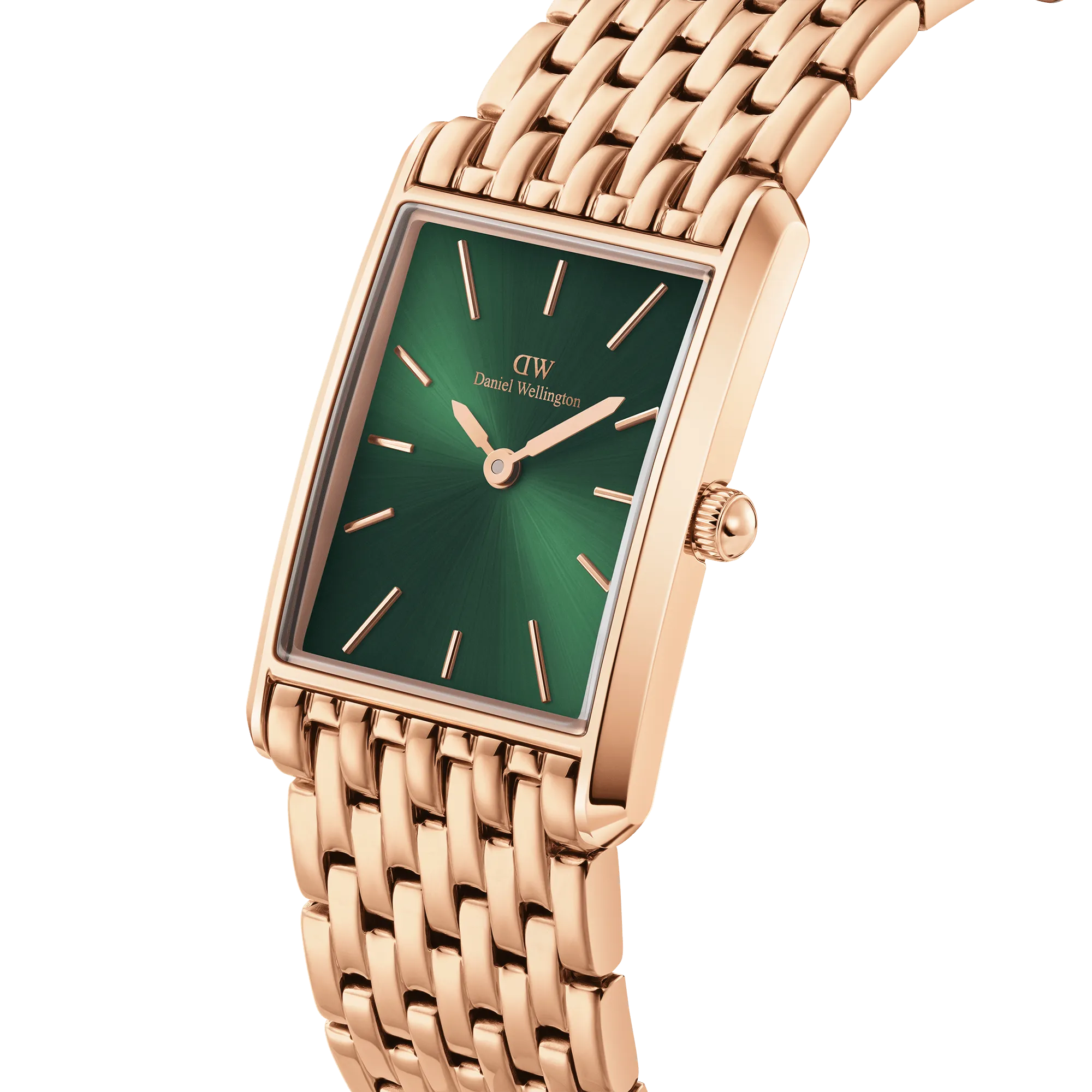 Bound 9-Link Emerald Sunray Rose Gold Daniel Wellington