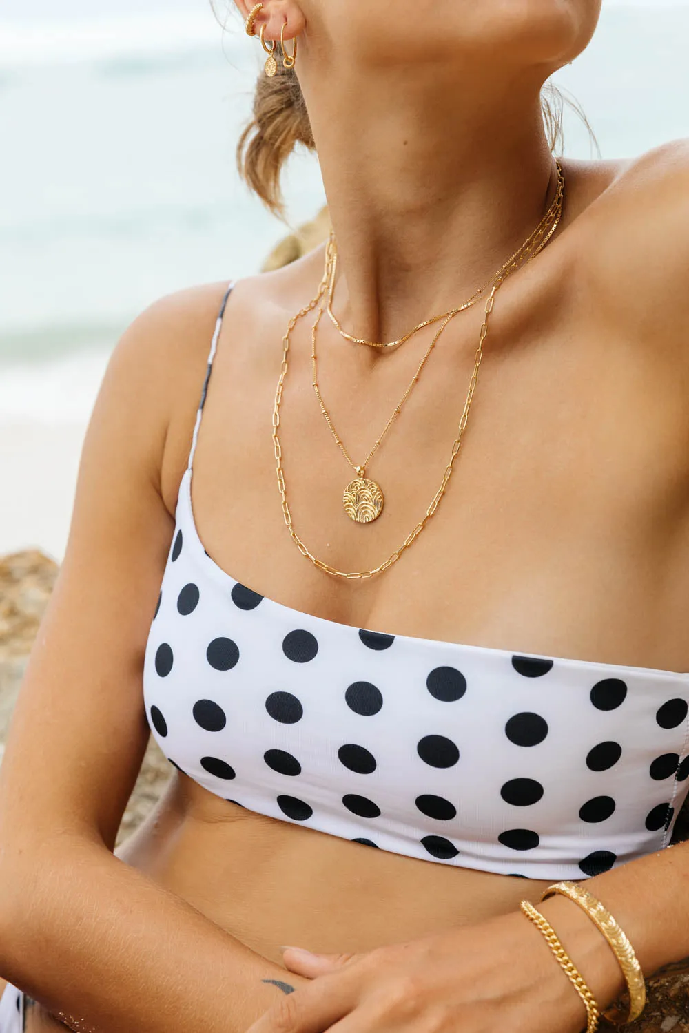 Box choker gold plated (36cm) Wildthings Collectables