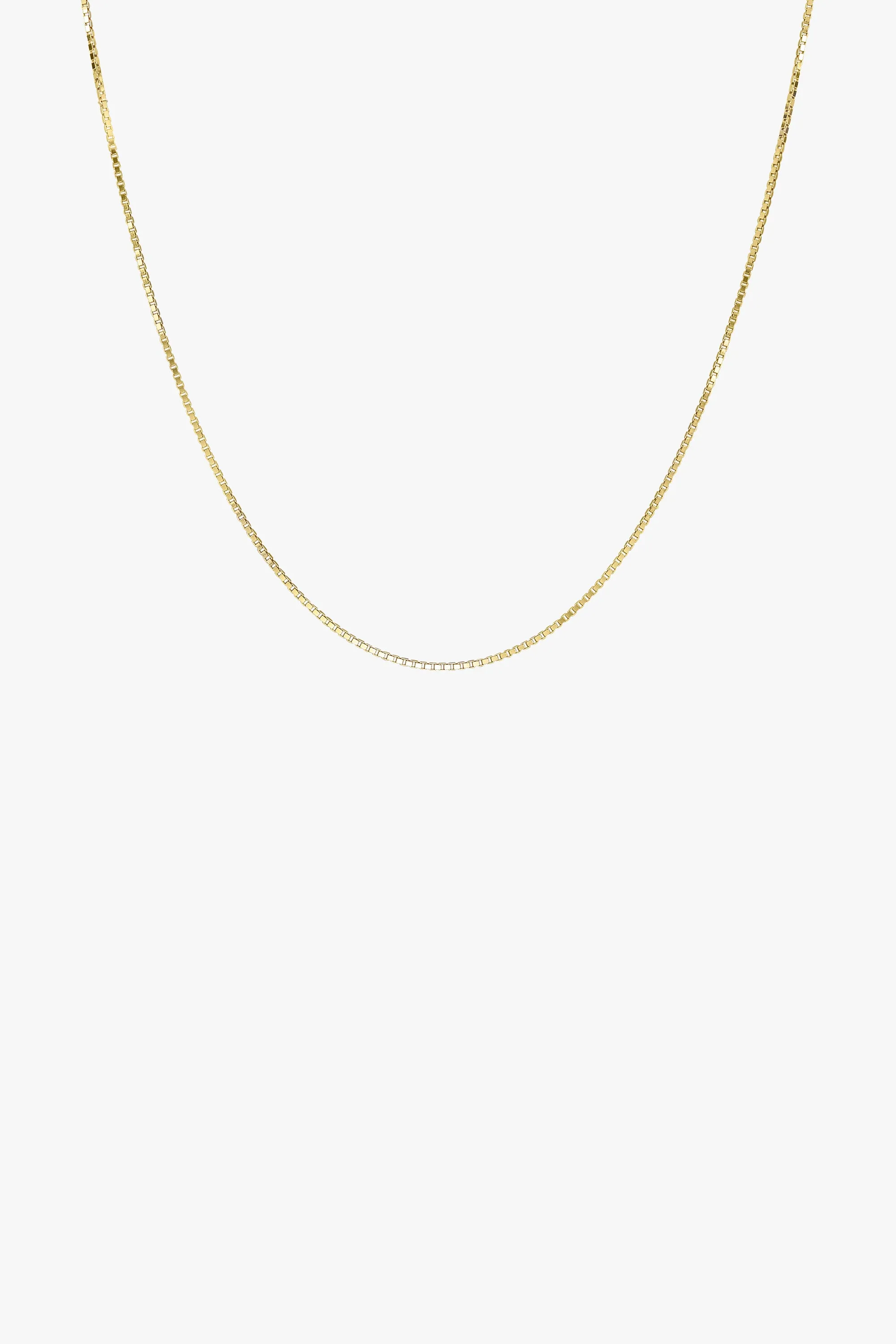 Box choker gold plated (36cm) Wildthings Collectables
