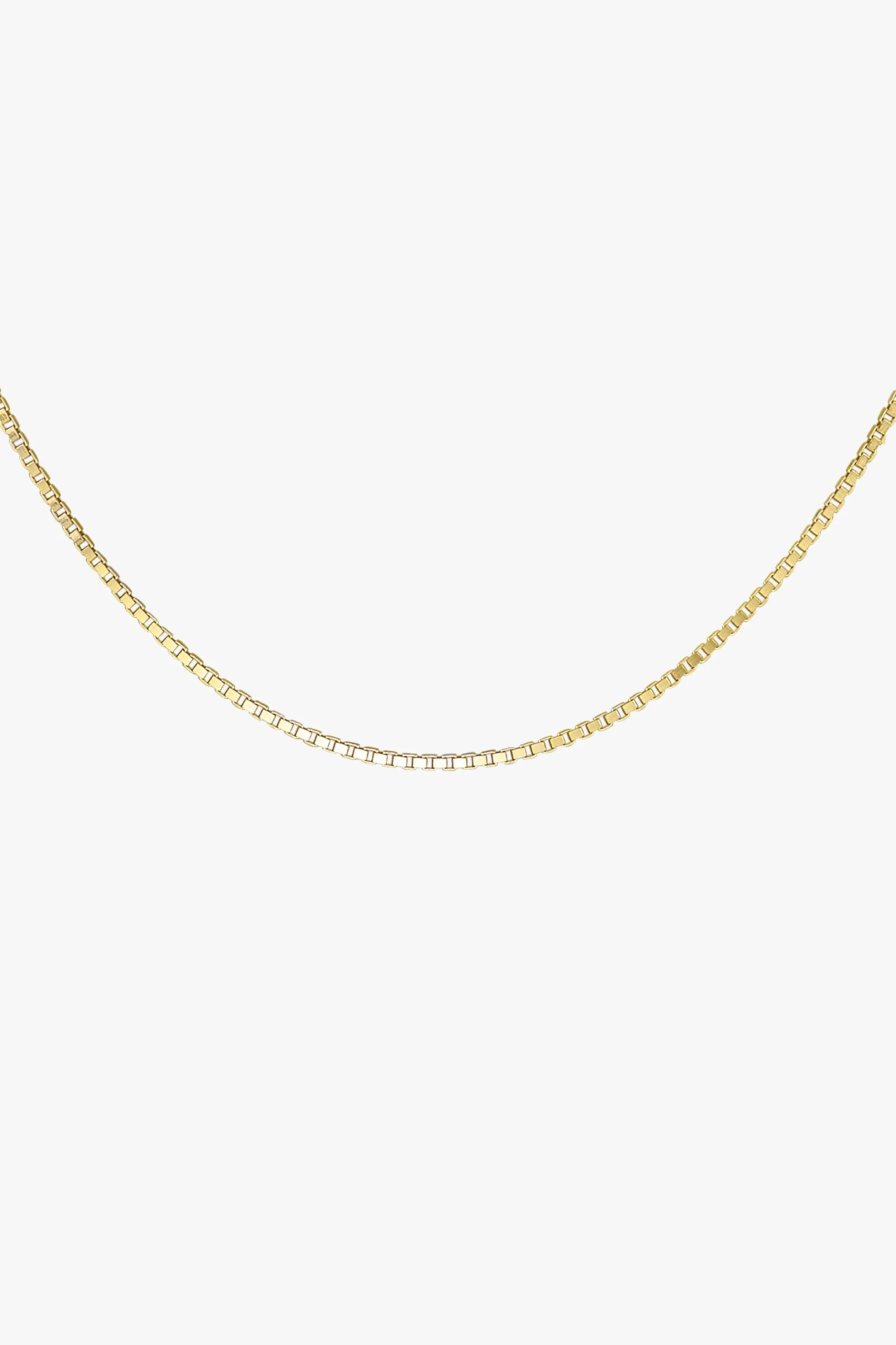 Box choker gold plated (36cm) Wildthings Collectables