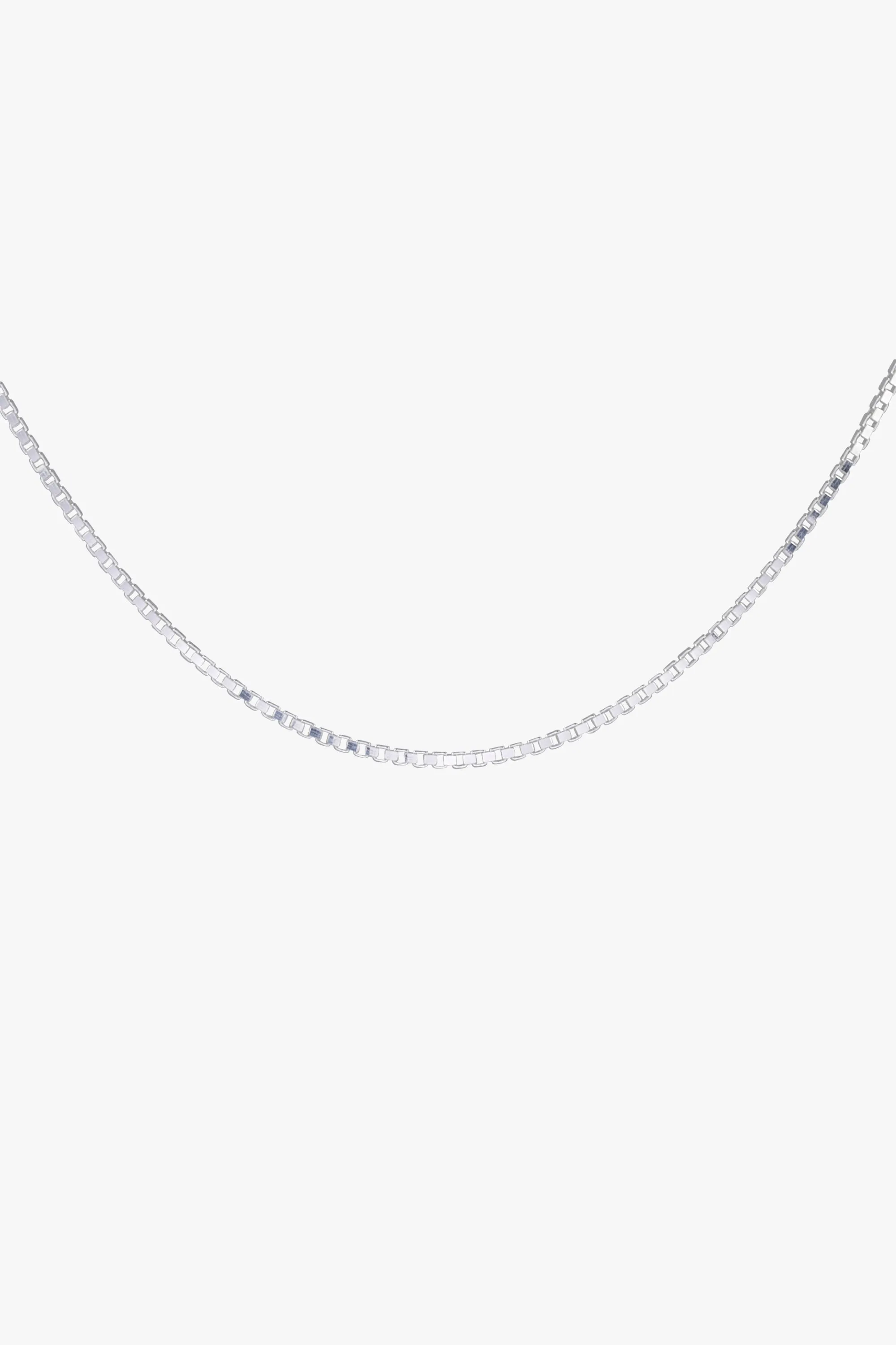Box choker silver (36cm) Wildthings Collectables
