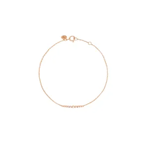 Bright Lights 18K Rose Gold Bracelet w. Diamonds