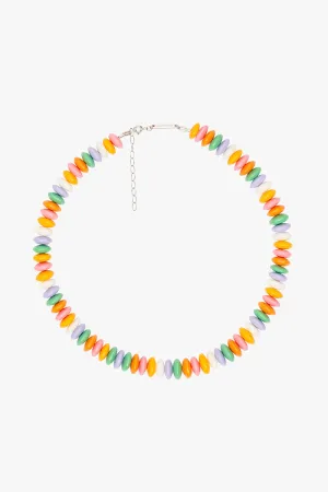 Candy Beaded Necklace Silver Wildthings Collectables