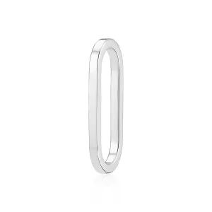Capizzi Medio Pianura Link Silver Earring-Pendant
