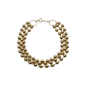 Champagne Triple Choker Gold Plated