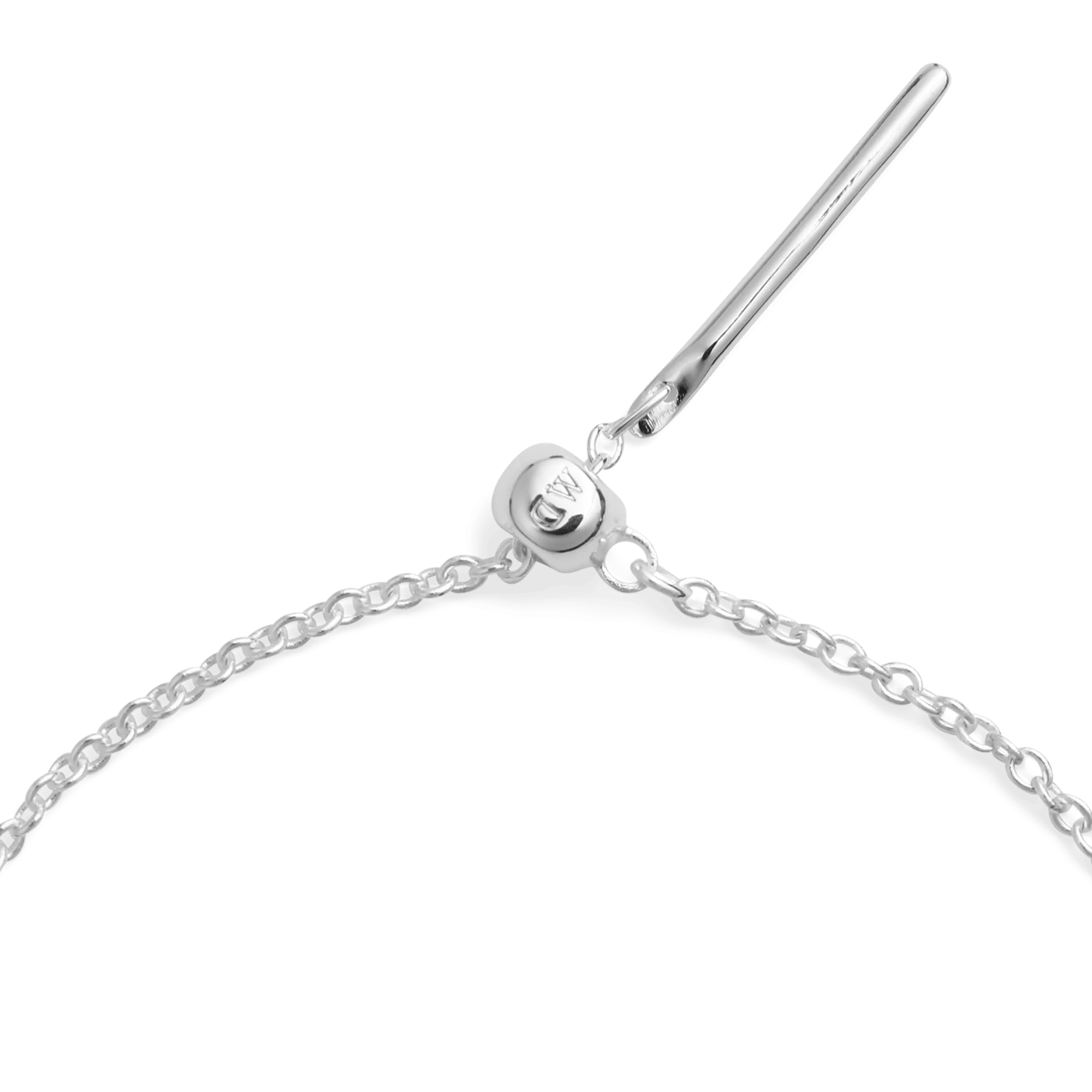 Charms Chain Necklace Sterling S925 Sterling Silver Daniel Wellington