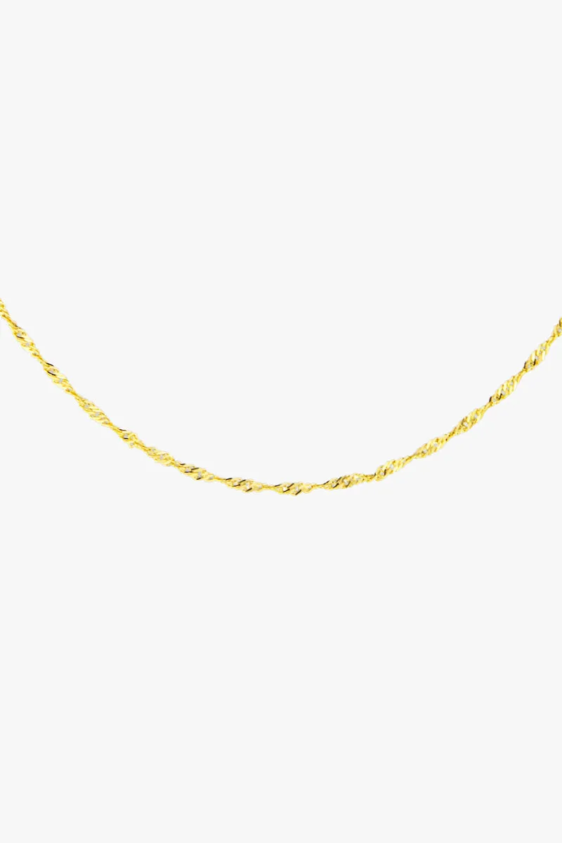 Choker gold plated (36cm) Wildthings Collectables