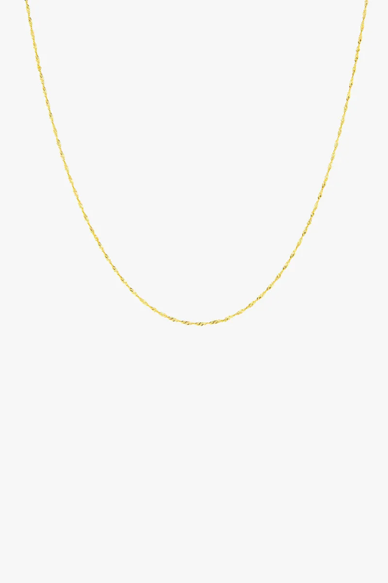 Choker gold plated (36cm) Wildthings Collectables