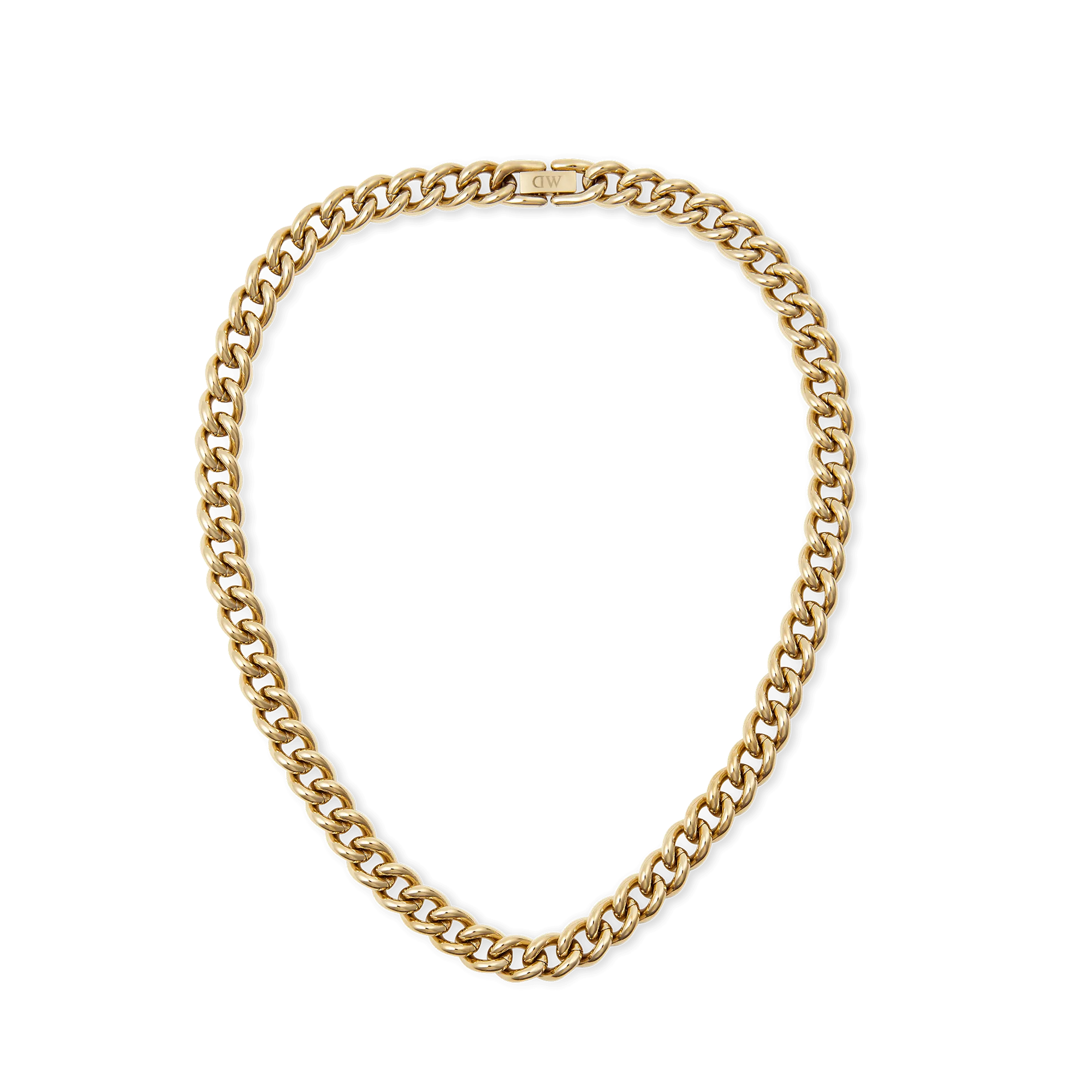 Chunky Chain Necklace Gold Daniel Wellington